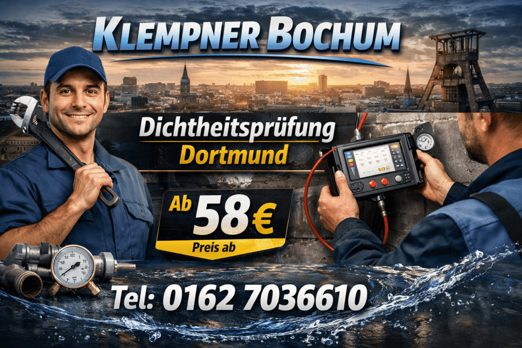 Dichtheitsprüfung Dortmund