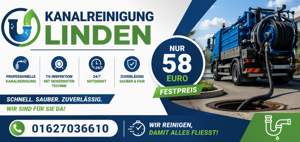 kanalreinigung linden
