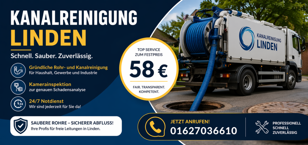 kanalreinigung linden