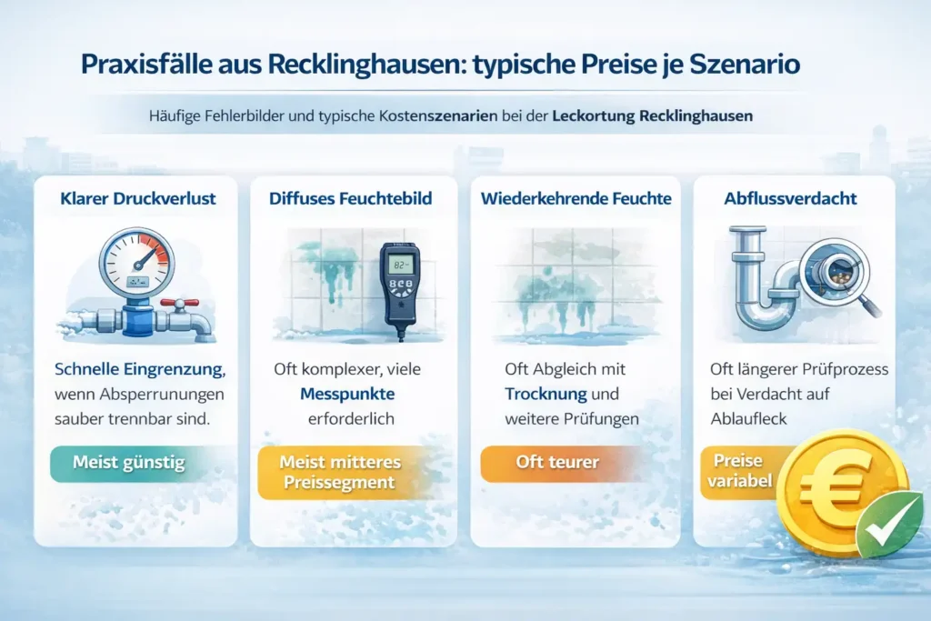 Praxisfälle aus Recklinghausen: typische Preise je Szenario