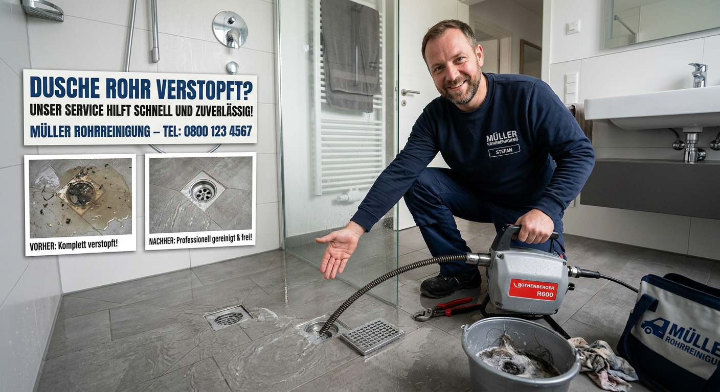 dusche rohr verstopft was tun