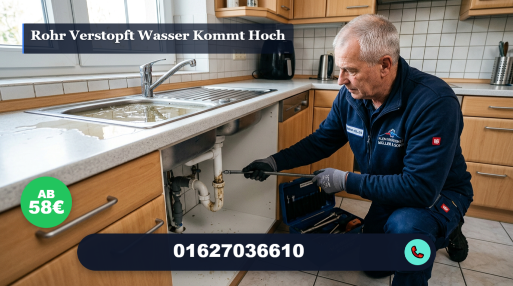rohr verstopft wasser kommt hoch