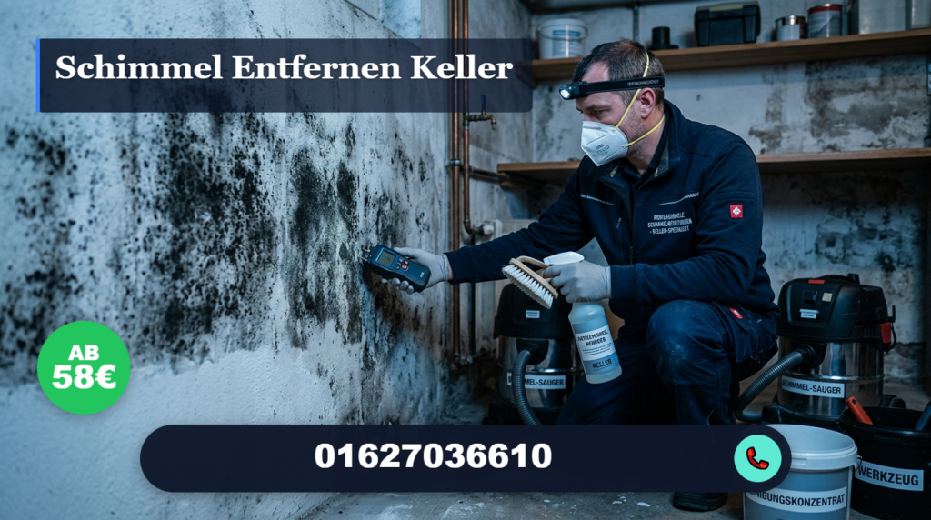 schimmel entfernen keller