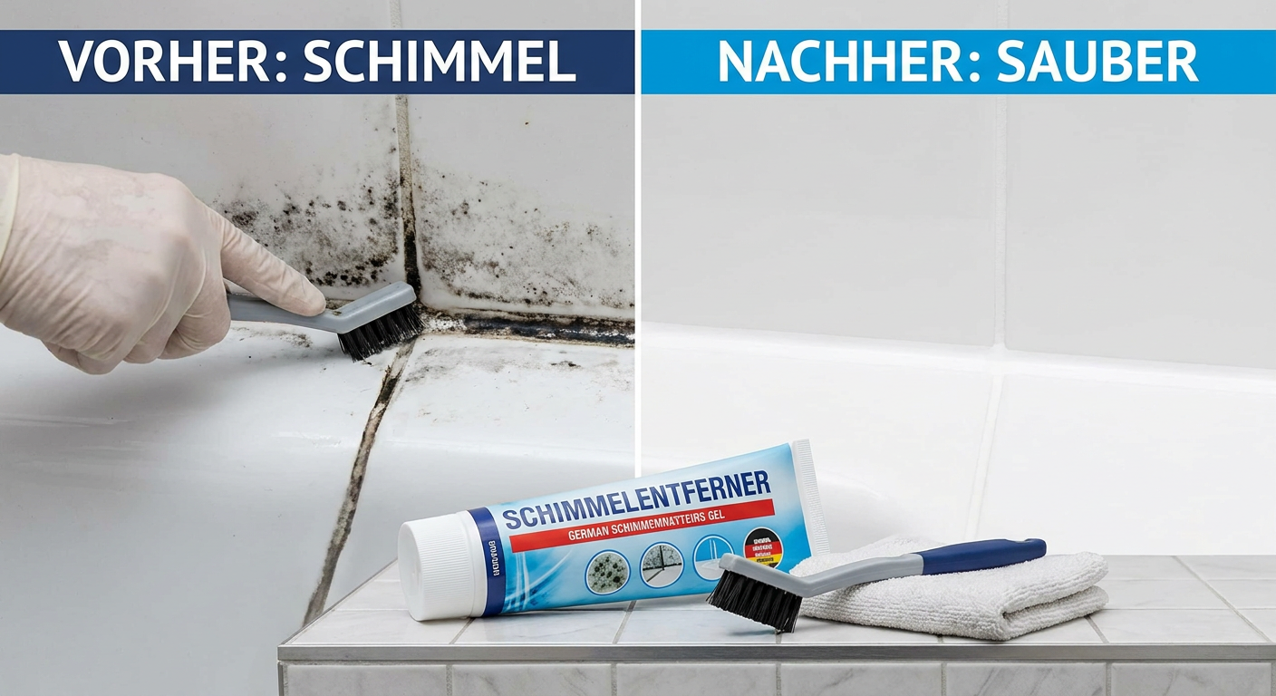 badfugen schimmel entfernen