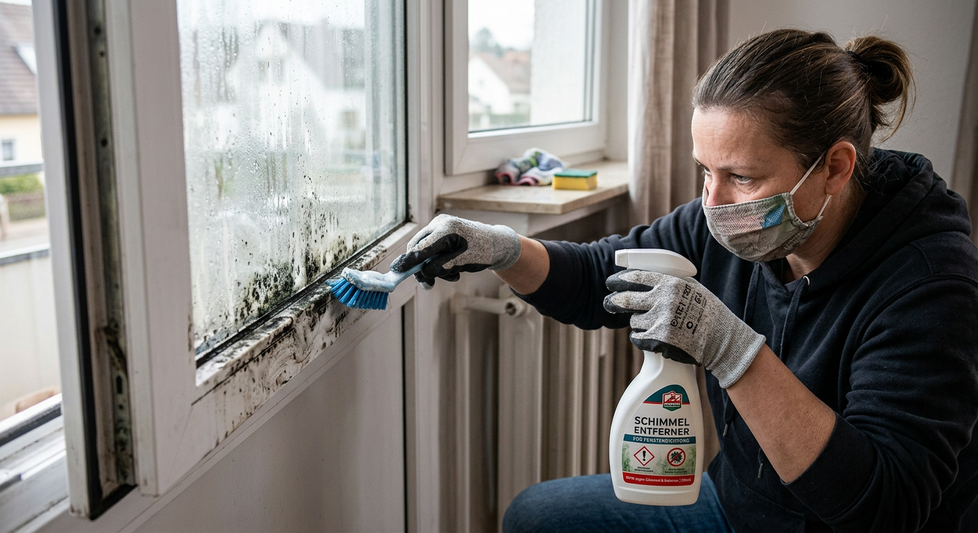 fensterdichtung schimmel entfernen