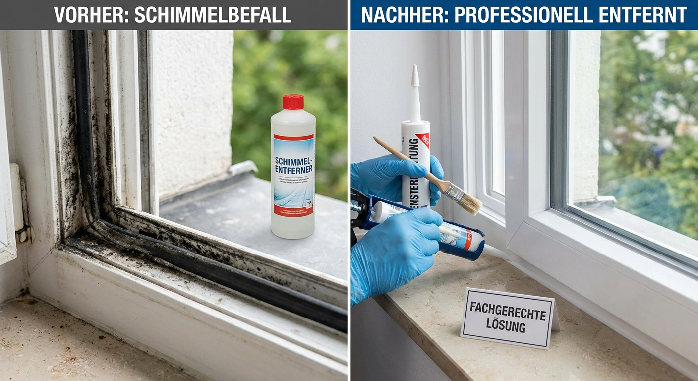 fensterdichtung schimmel entfernen