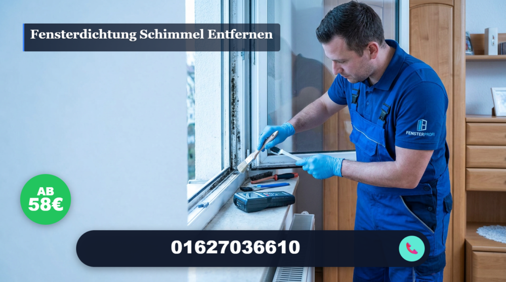 fensterdichtung schimmel entfernen