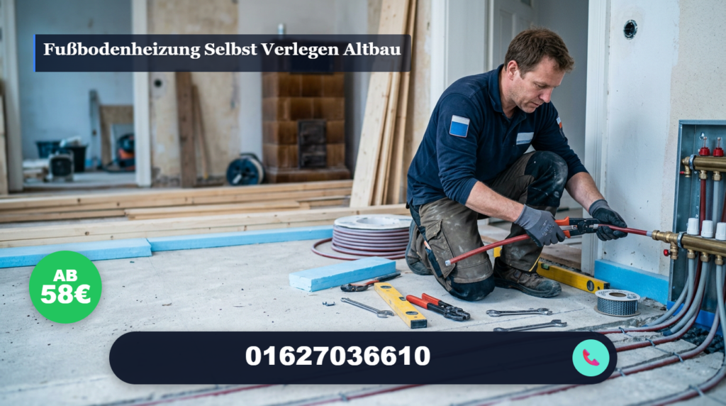 fußbodenheizung selbst verlegen altbau