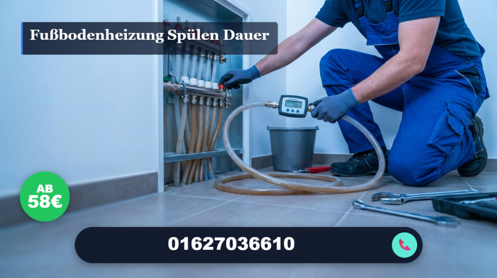 fußbodenheizung spülen dauer