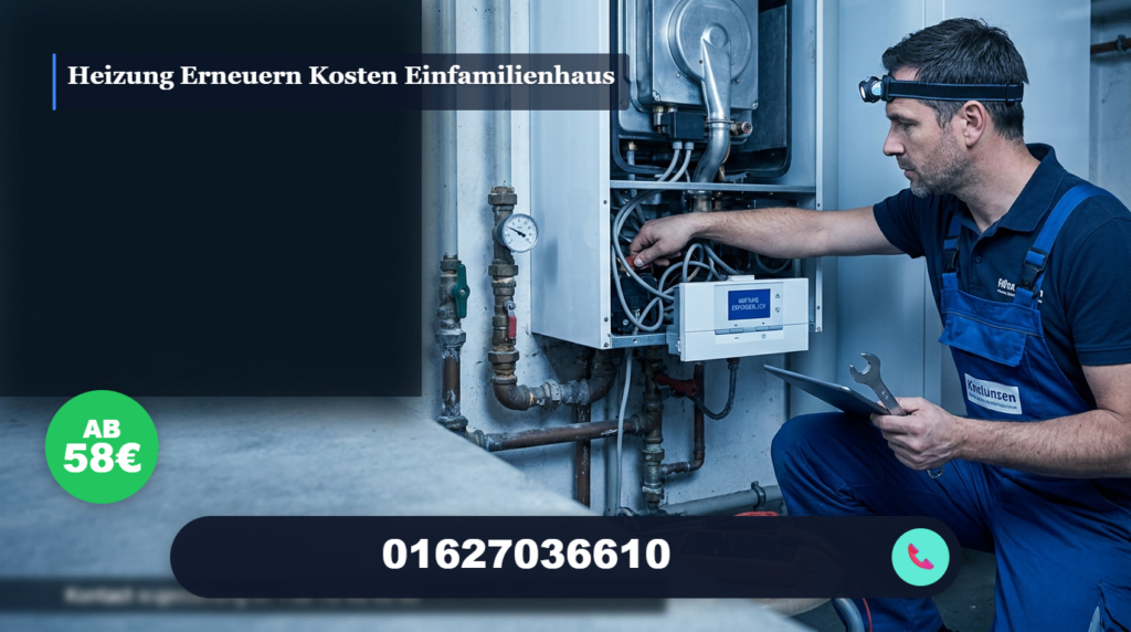 heizung erneuern kosten einfamilienhaus