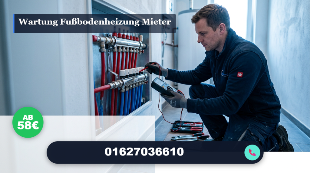wartung fußbodenheizung mieter