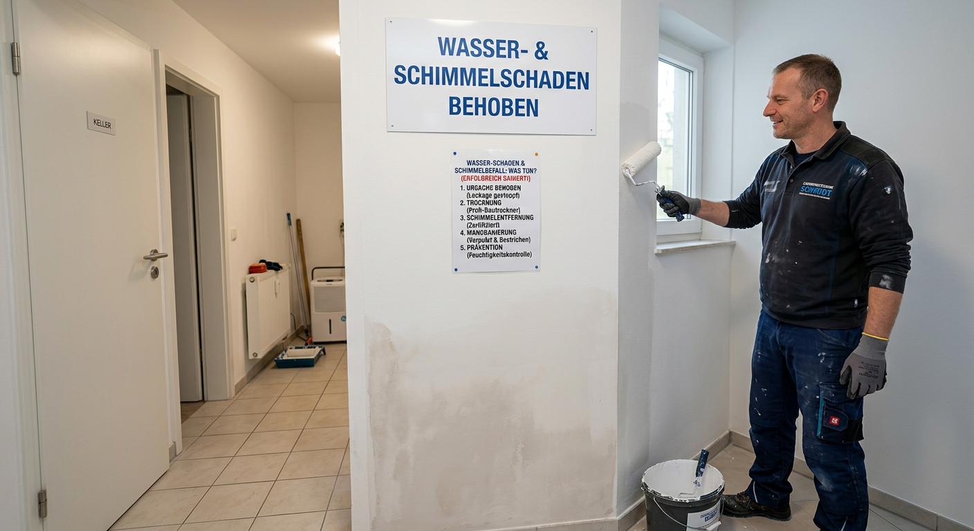 wasserschaden schimmel was tun