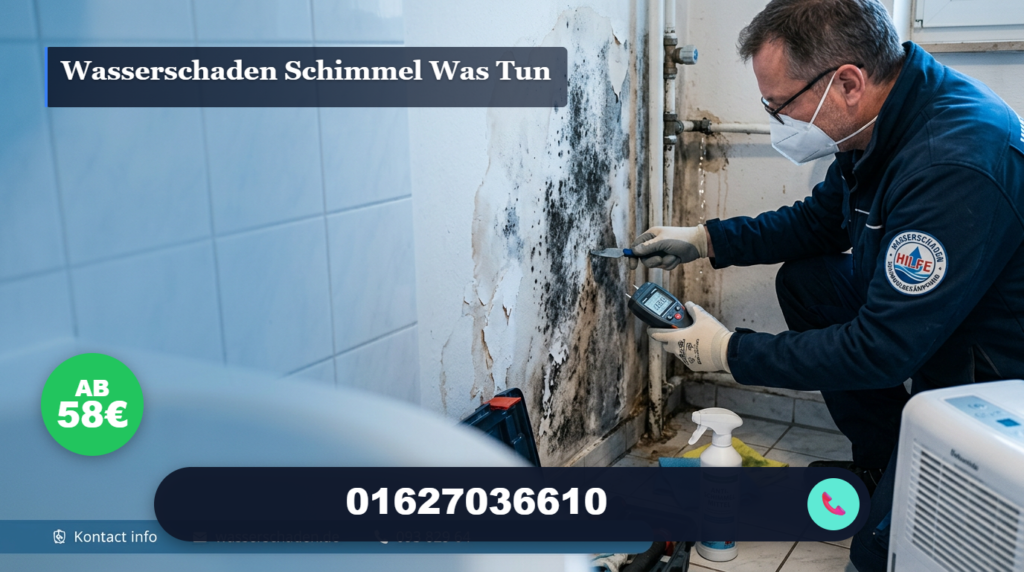 wasserschaden schimmel was tun