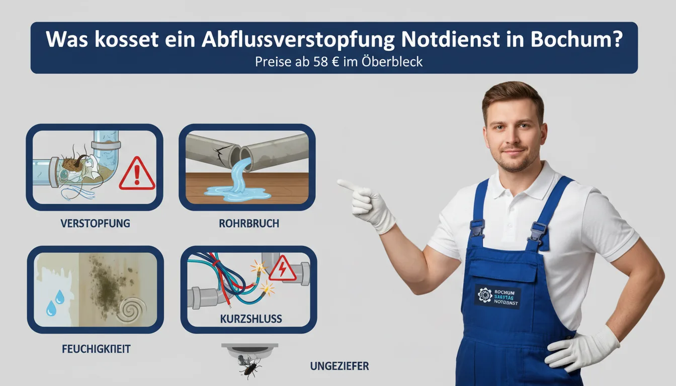 abflussverstopfung notdienst – Problem