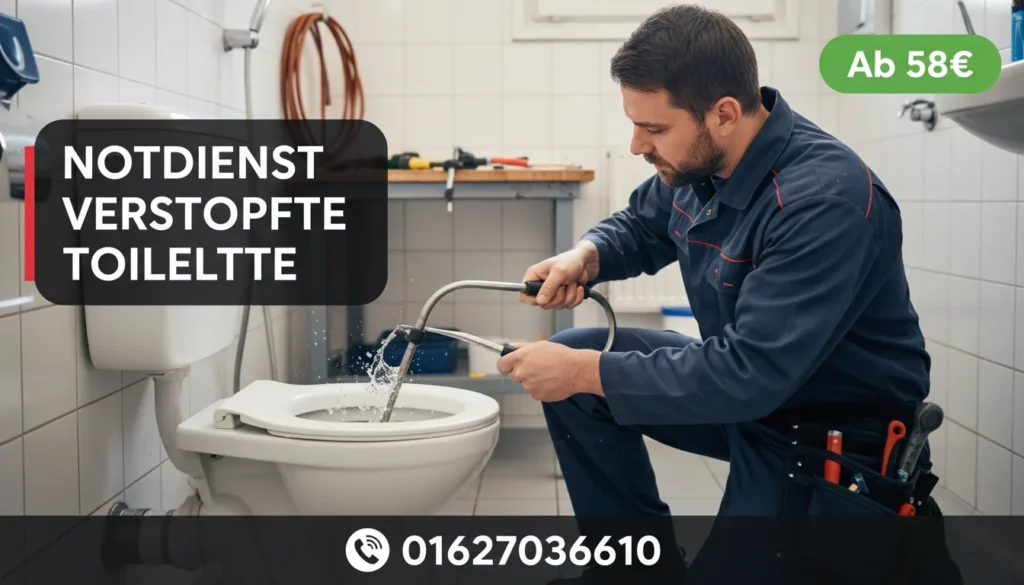 notdienst verstopfte toilette