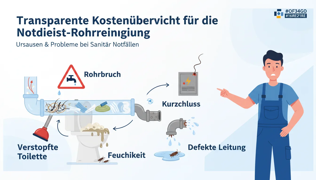notdienst verstopfte toilette – Problem