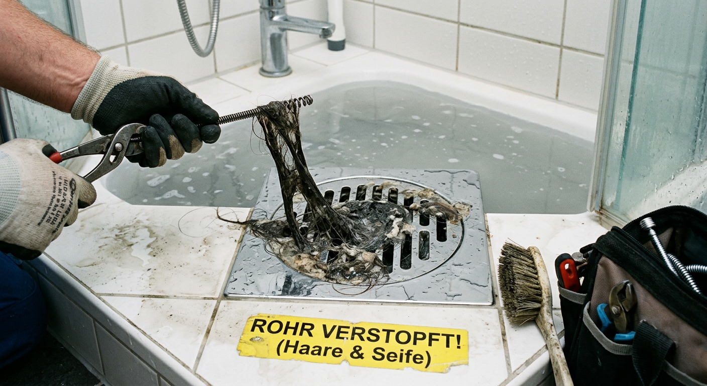 rohr verstopft haare