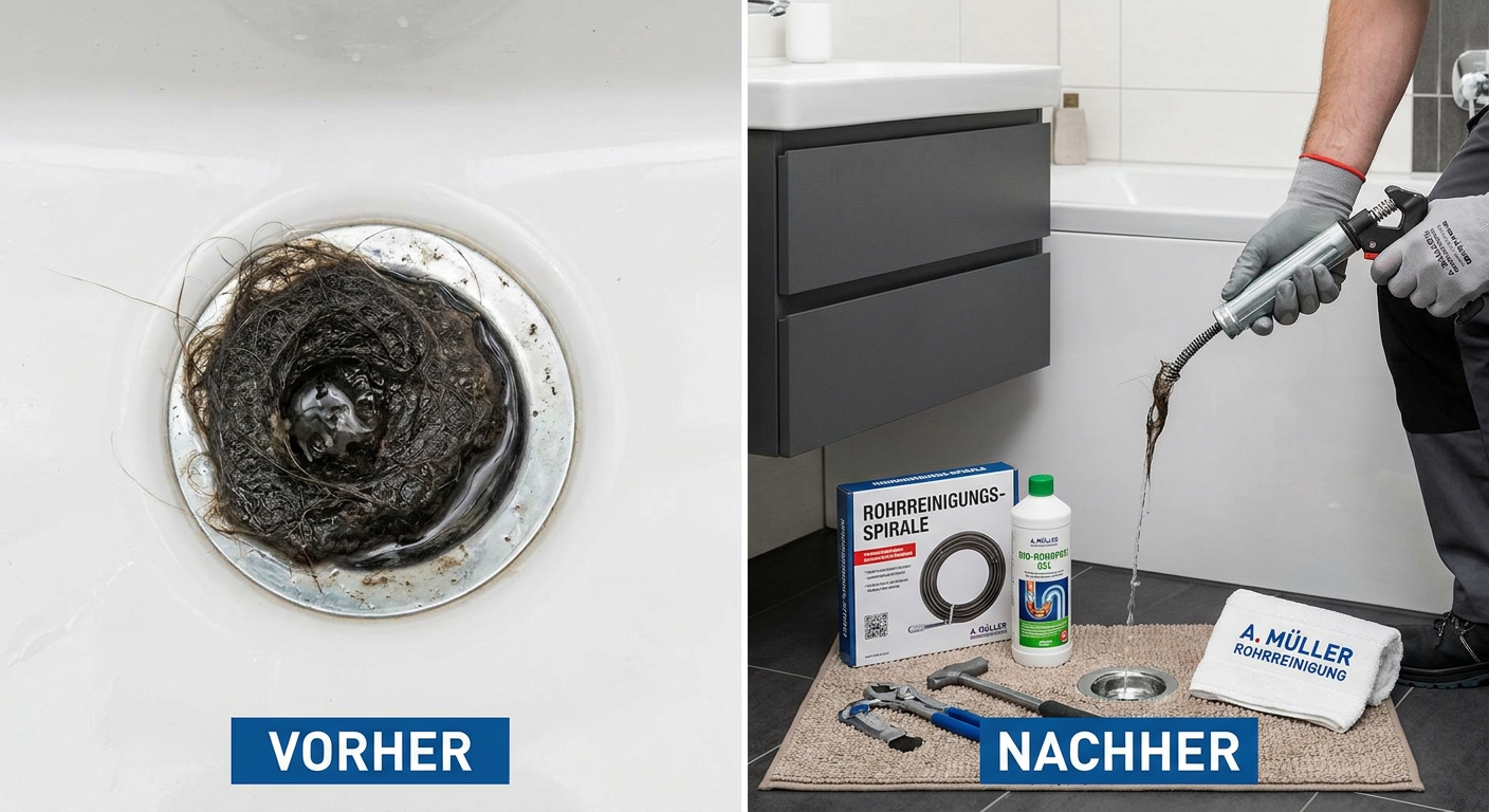 rohr verstopft haare