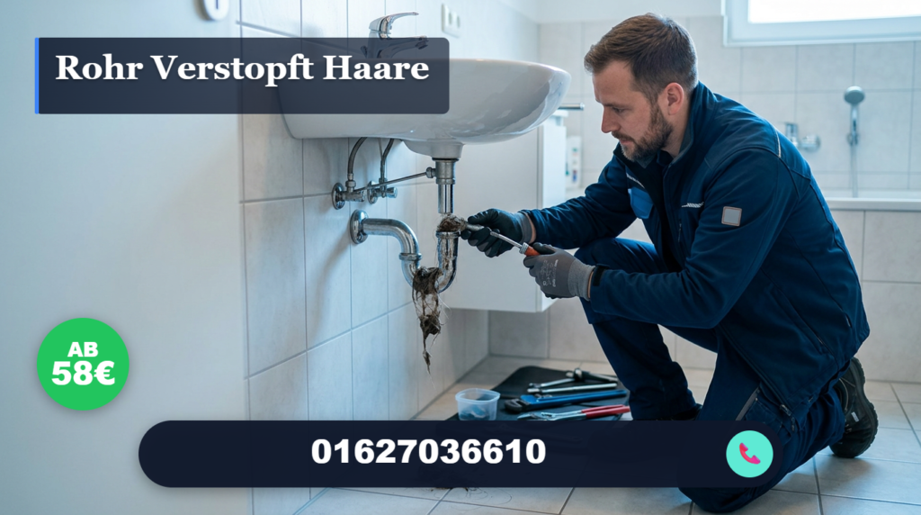 rohr verstopft haare