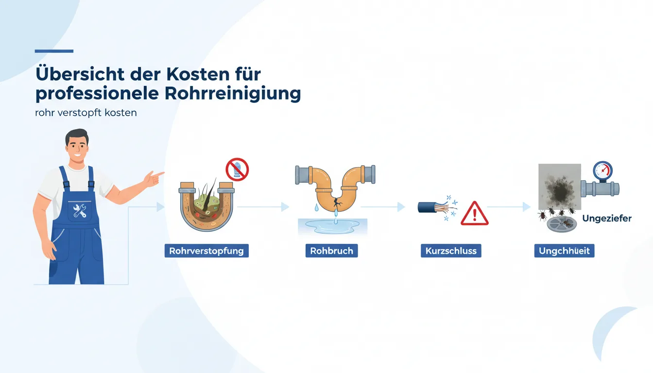 rohr verstopft kosten – Problem