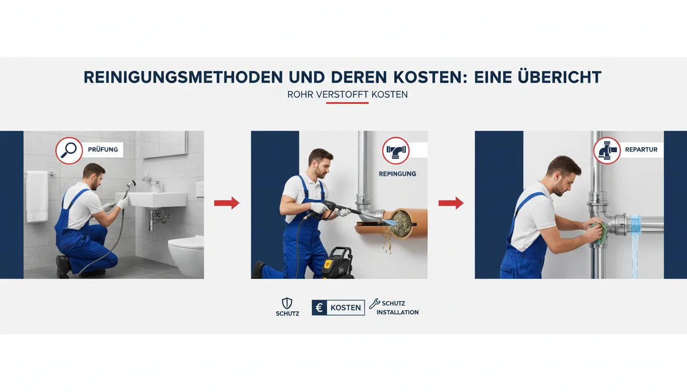 rohr verstopft kosten – Lösung