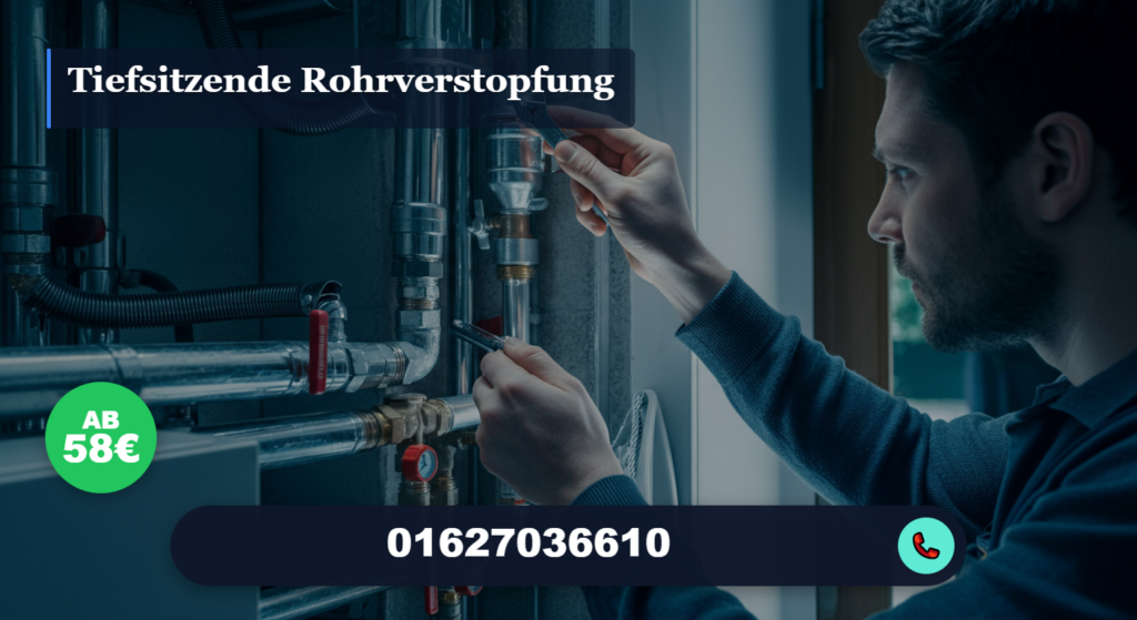 tiefsitzende rohrverstopfung