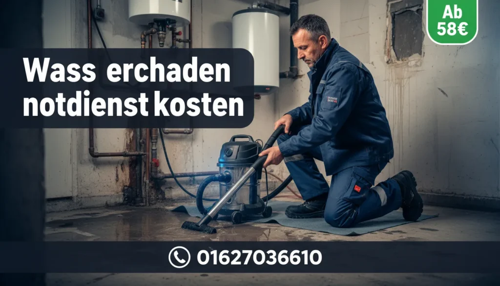 wasserschaden notdienst kosten