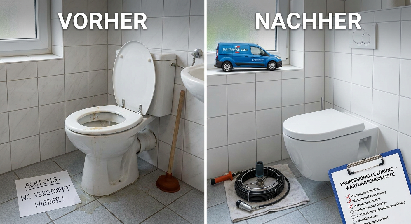 wc verstopft immer wieder