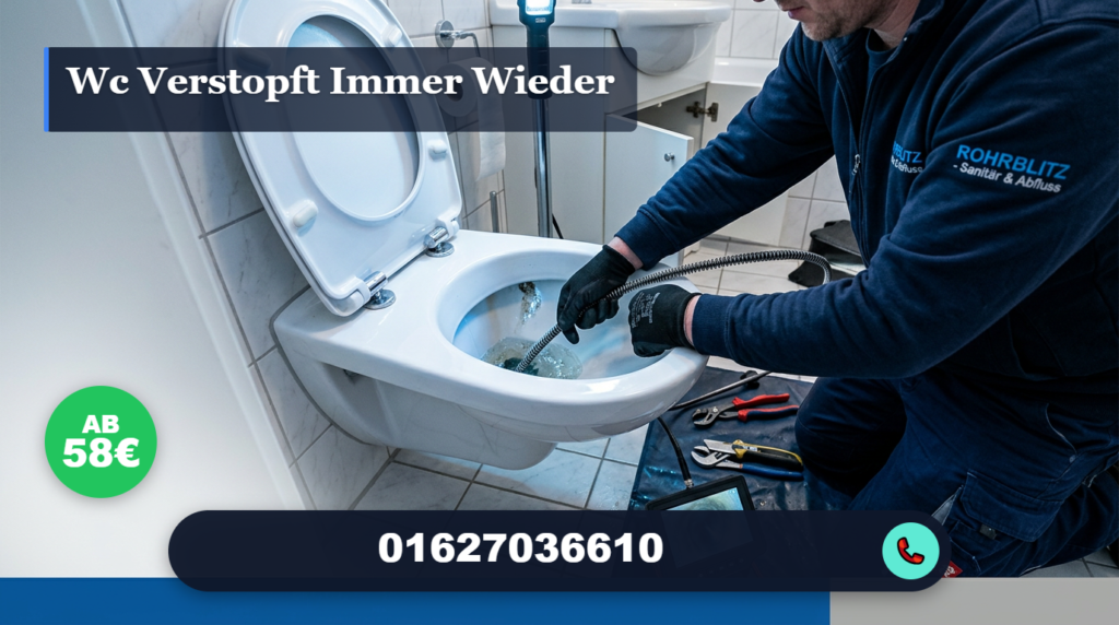 wc verstopft immer wieder