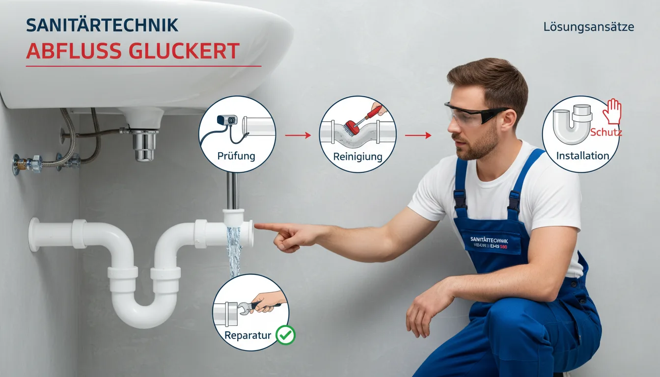 abfluss gluckert aber nicht verstopft – Lösung