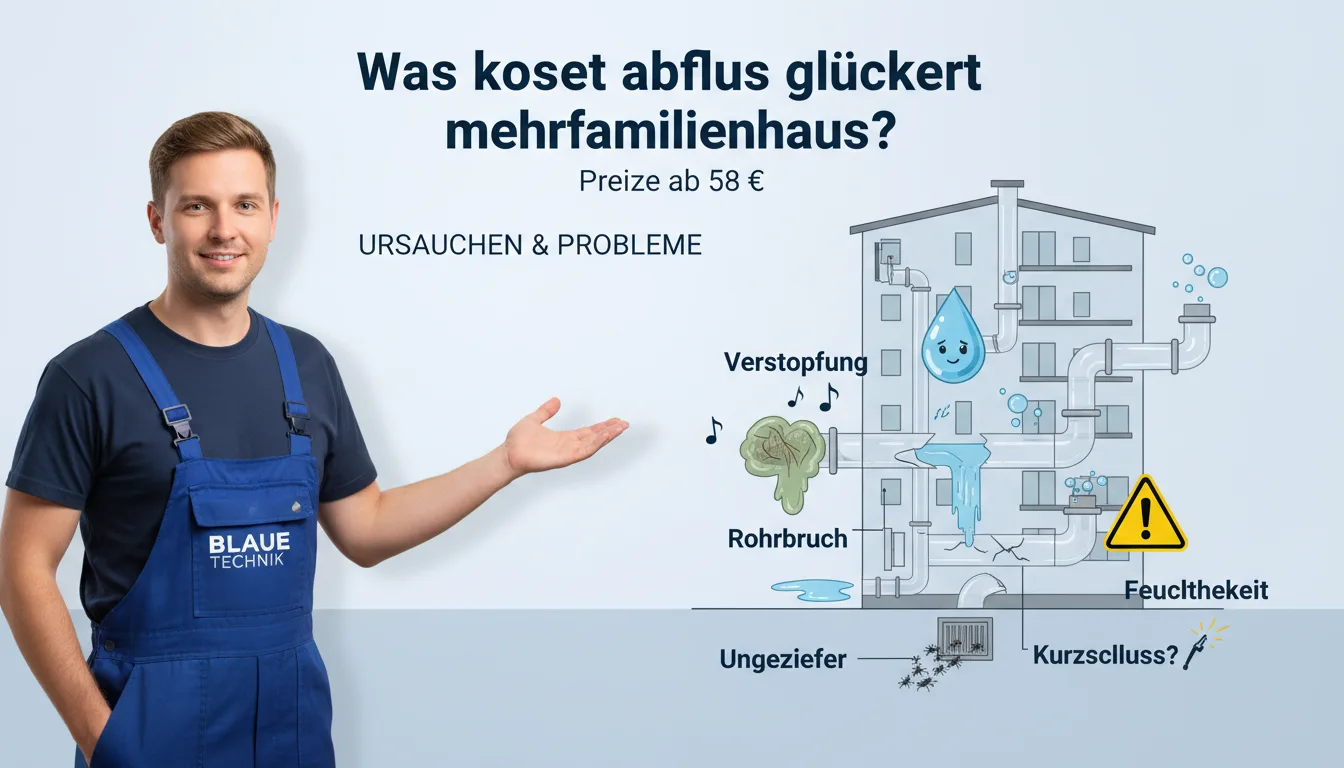 abfluss gluckert mehrfamilienhaus – Problem