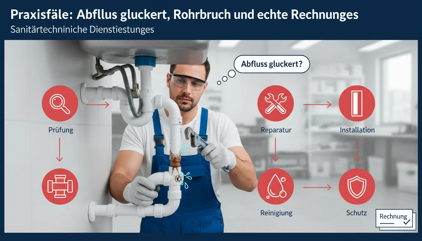 abfluss gluckert rohrbruch – Lösung
