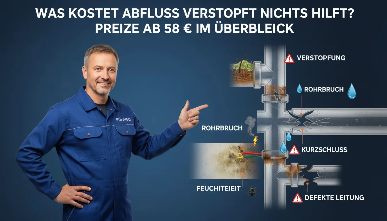 abfluss verstopft nichts hilft – Problem