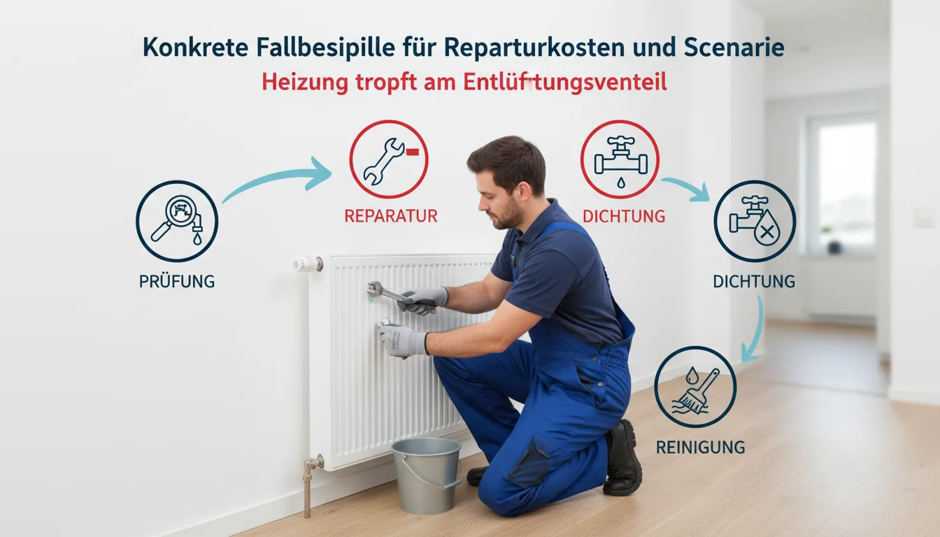 heizung tropft am entlüftungsventil – Lösung