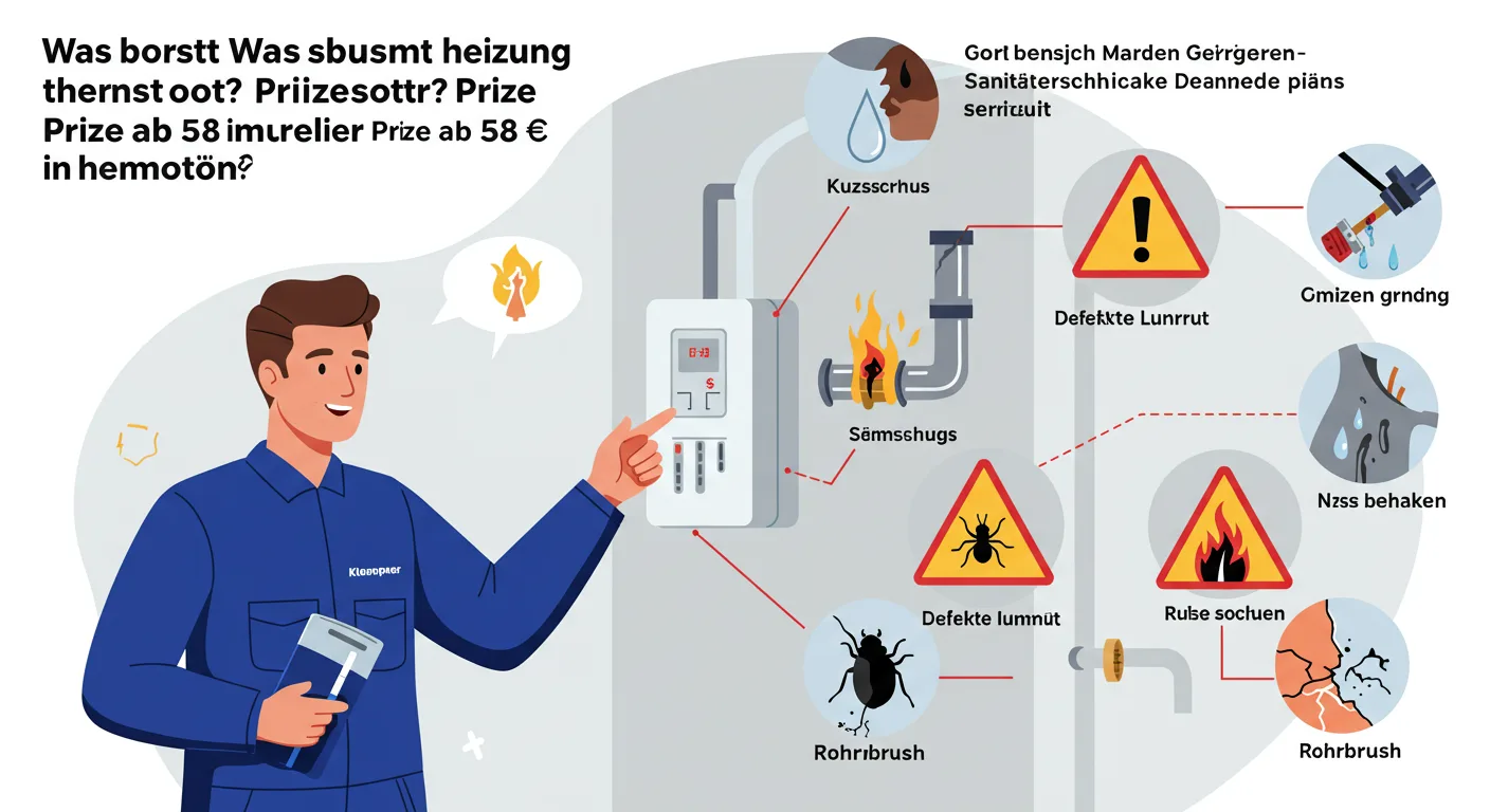 heizung tropft am thermostat – Problem