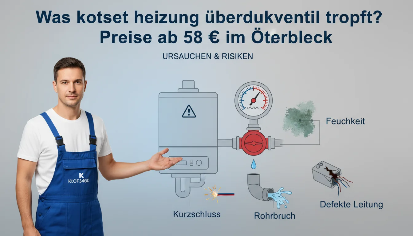 heizung überdruckventil tropft – Problem