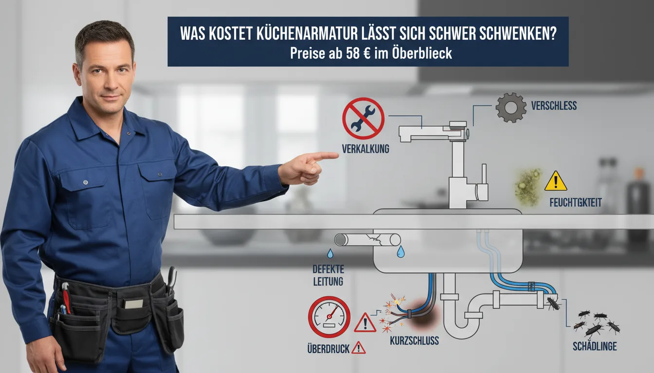 küchenarmatur lässt sich schwer schwenken – Problem