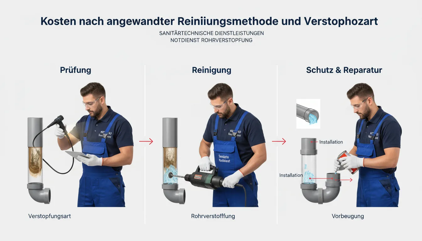 notdienst rohrverstopfung – Lösung