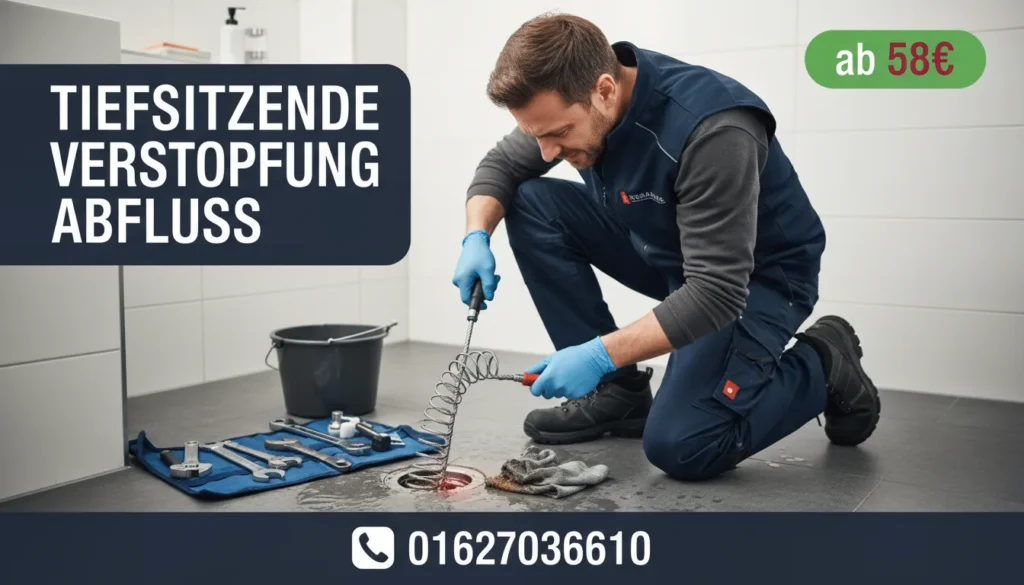 tiefsitzende verstopfung abfluss