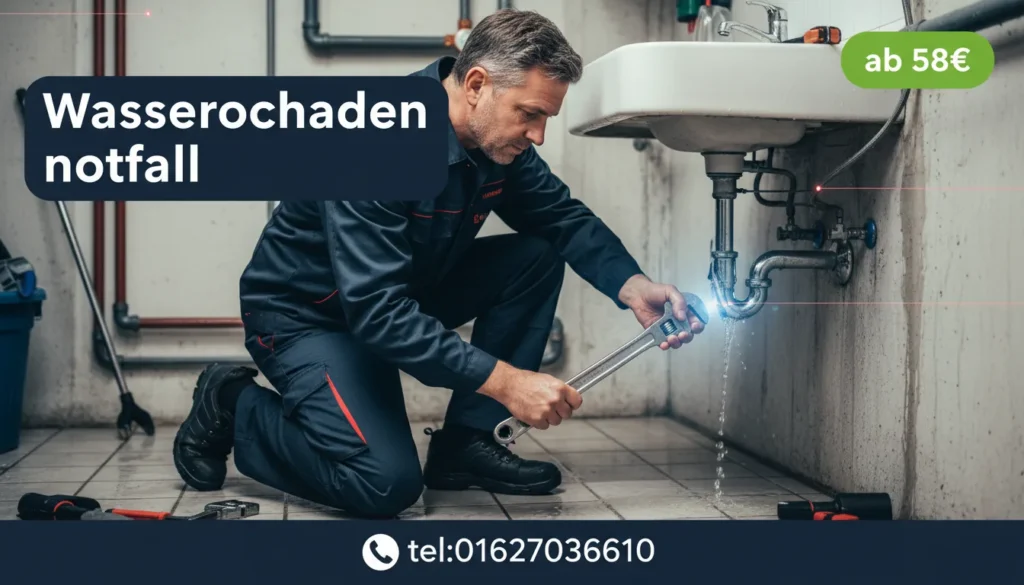 wasserschaden notfall