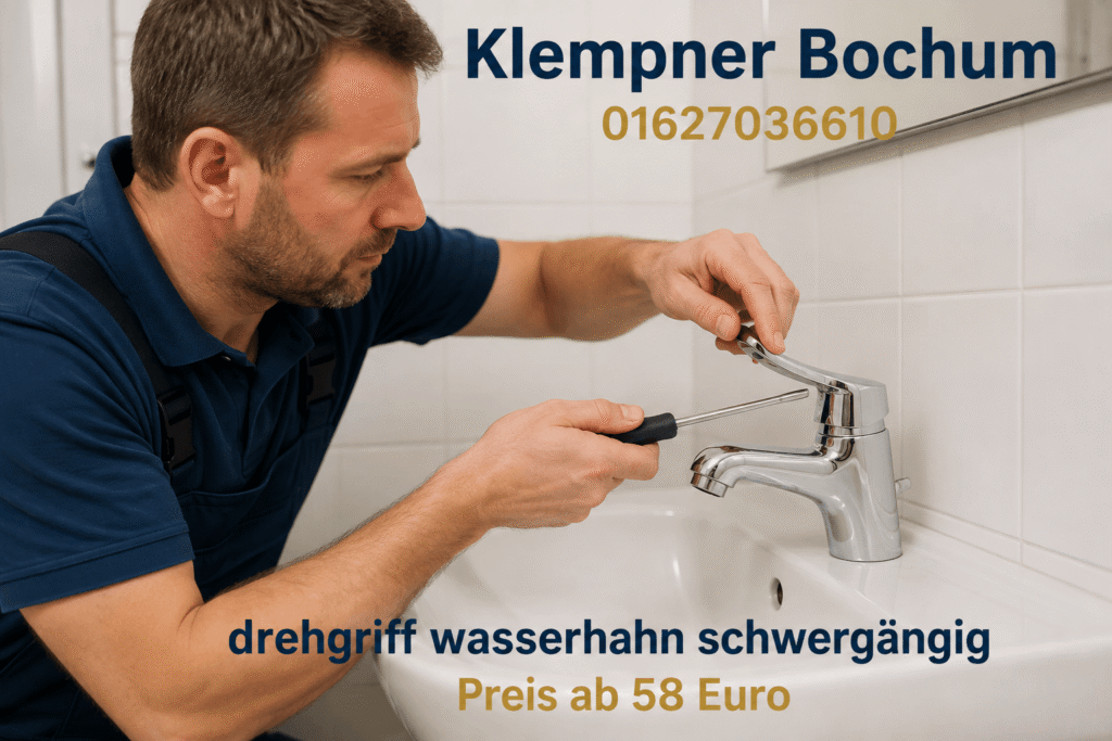 drehgriff wasserhahn schwergängig